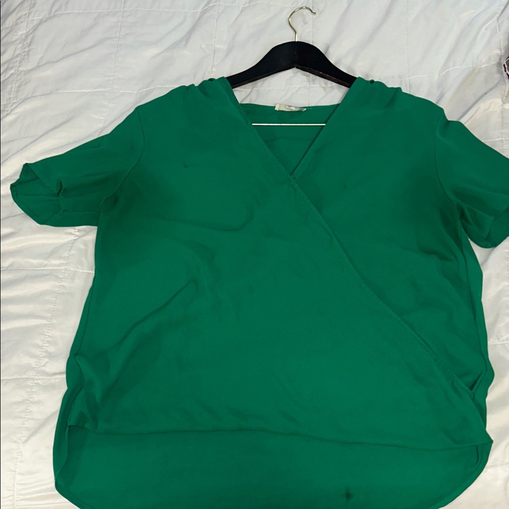 Pleione Vibrant Green Blouse